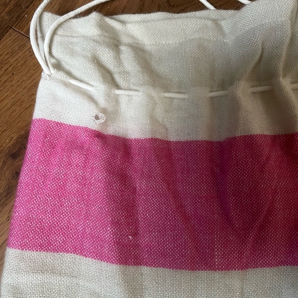 MerSea Thinny Travel Wrap Lightweight Colorblock Pink Cream Navy OS Beachy - Picture 6 of 6